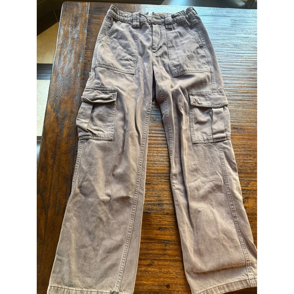 BDG Urban Outfitters Skate Cargo Pants Brown W27 L32 Y2K Baggy Utility